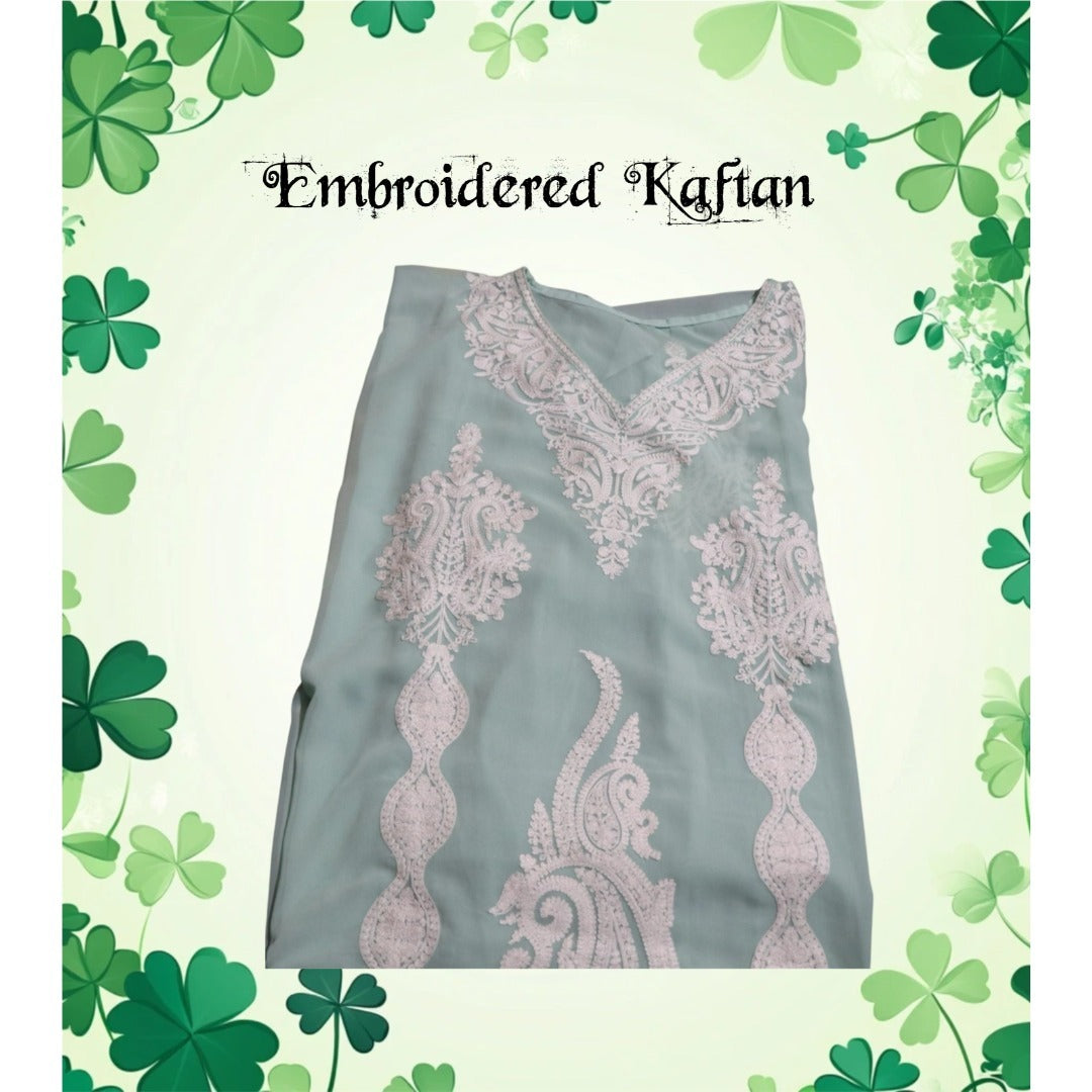 Traditional Handcrafted Kaftan - Kashmiri Embroidered