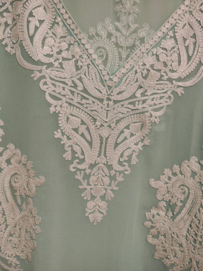 Traditional Handcrafted Kaftan - Kashmiri Embroidered